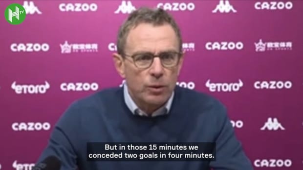 Rangnick 'It feels like a defeat'